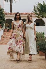 Jackie Floral Midi Dress